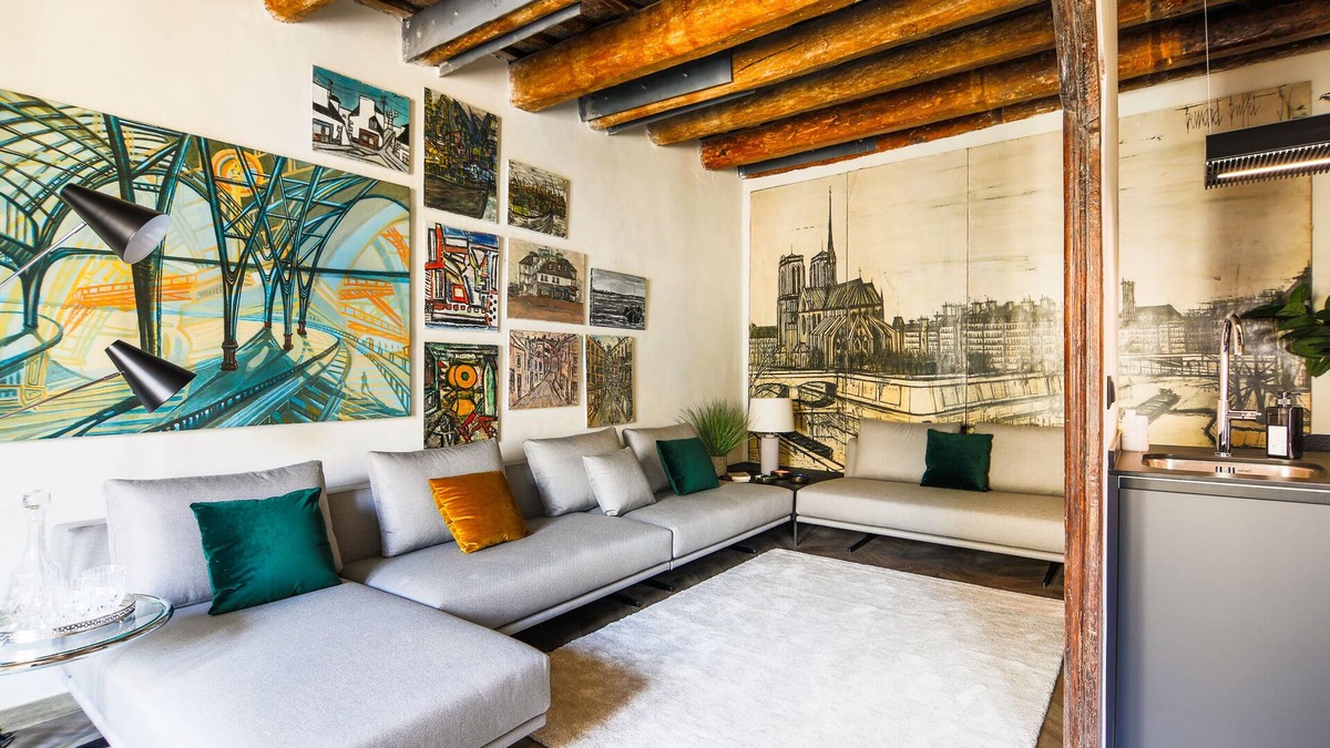 El Raval Apartment | Serviced penthouse duplex with private terrace next to Ramblas!