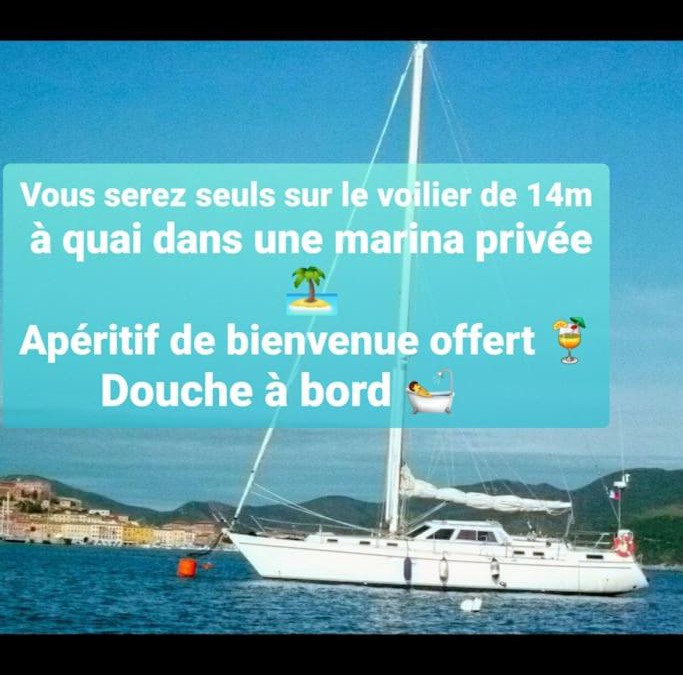 Porto-Vecchio Boat Rental | SEULS sur un voilier de 14 m.Le Bateau de Pat