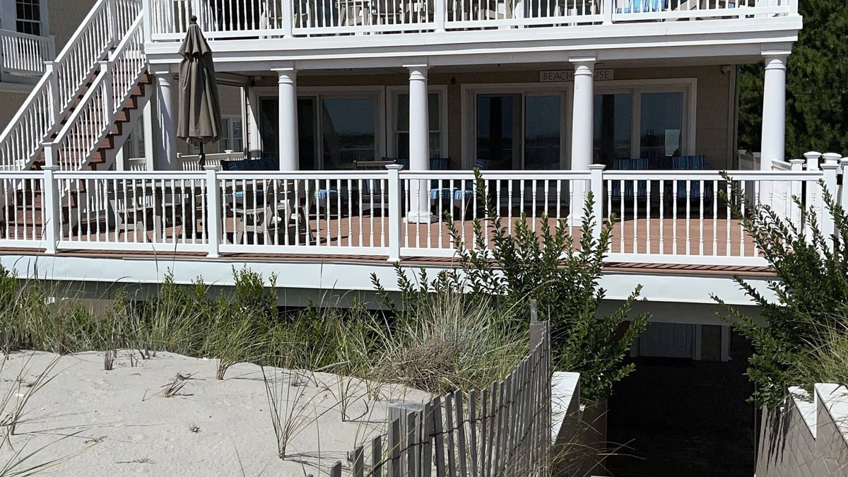 North Beach Haven House | Seven bedroom Ocean Front, on the dunes at Brant Beach, with private beach path.