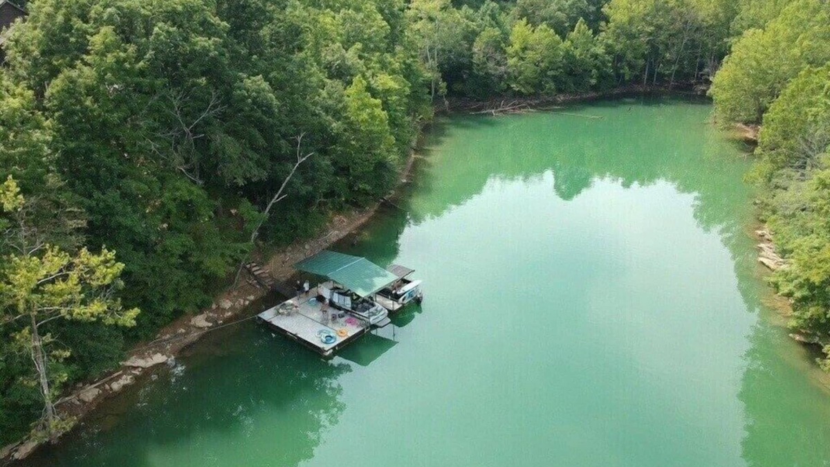 Flat Hollow Marina Cabin | Shady Grove' kayaker's paradise, private dock & safe swimming, gentle slope