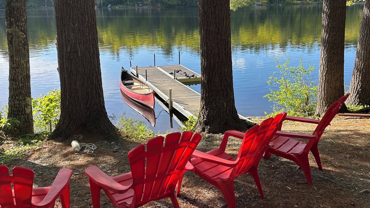 Palermo House | Sheepscot Lake House ideal for swim, boat, fish with private dock on water