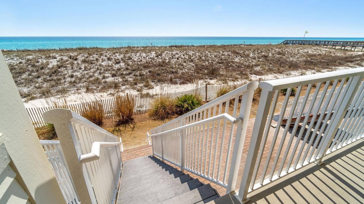 Navarre Beach House | Shellnel No. 9 Three bed, three bath, two balcony w/2 car garage on the beach