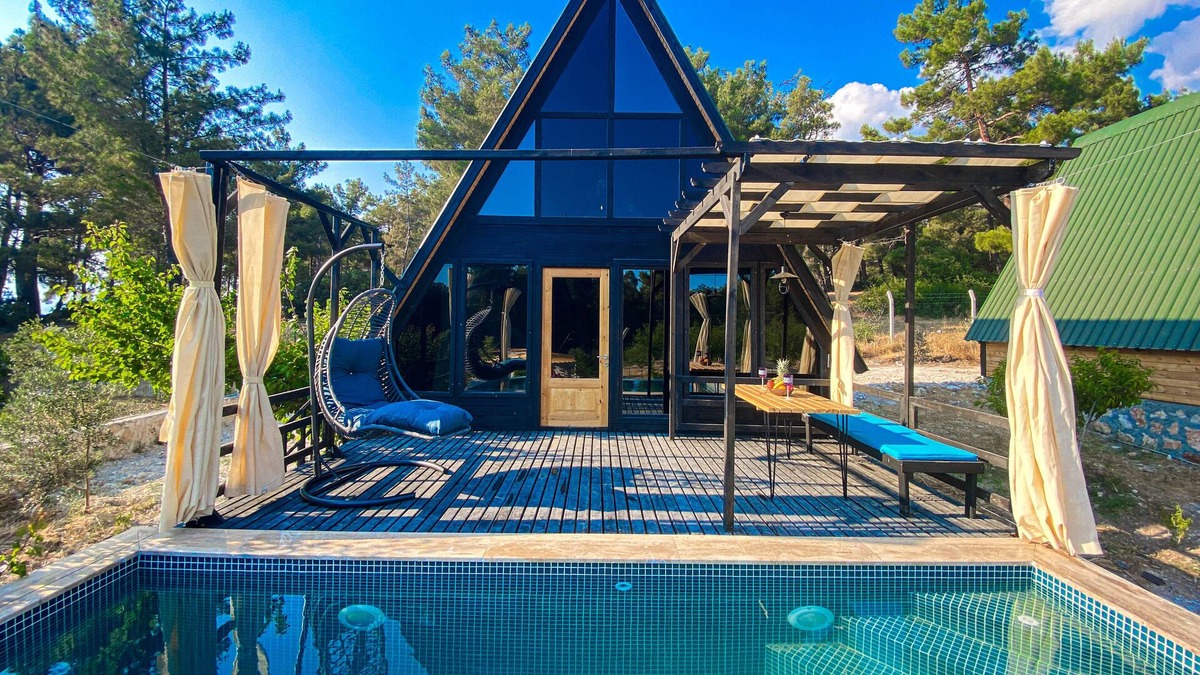 Faralya House | Sheltered Bungalow in Palamut, Kaş with Private Pool