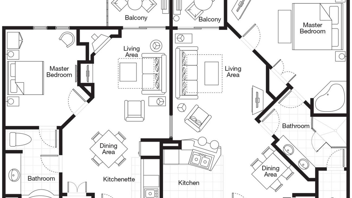 Avon Hotel | Sheraton 2-bedroom, 2 Bath, 2 living rooms with WiFi, AC in Avon Vail Valley