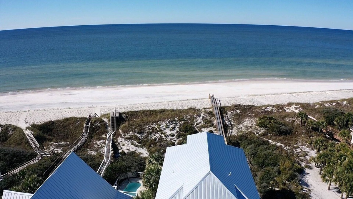 Port St. Joe House | Shiny new luxury Gulf front w/one acre lot, pool, elevator, beach gear
