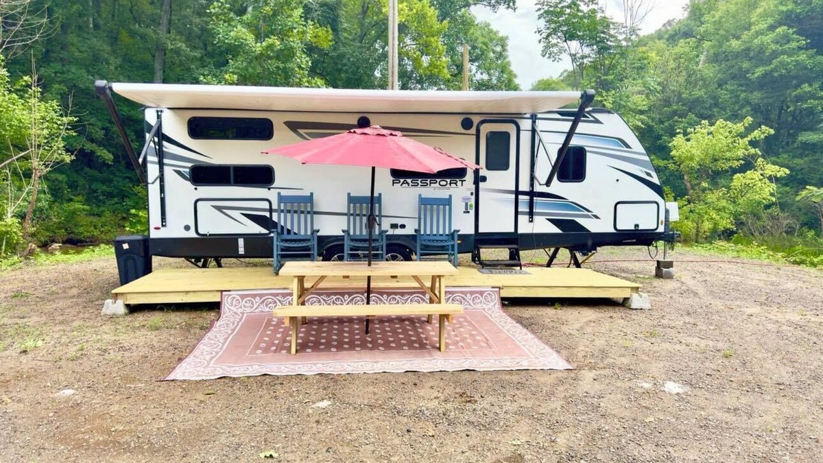 Albertville Resort | Shipwreck Cove Camper at Resort with Fishing and Inlatables