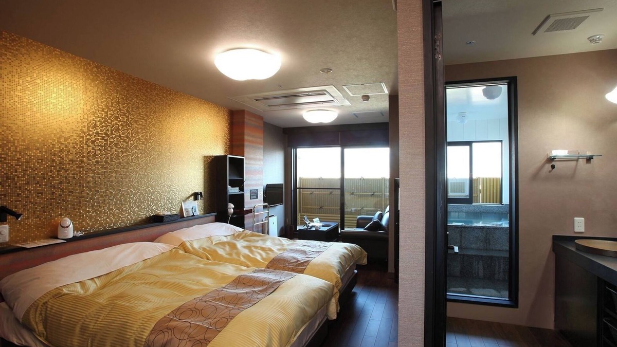Isawa Onsen Hotel | Shokakuden room with openair bath Westernstyl/Fuefuki Yamanashi
