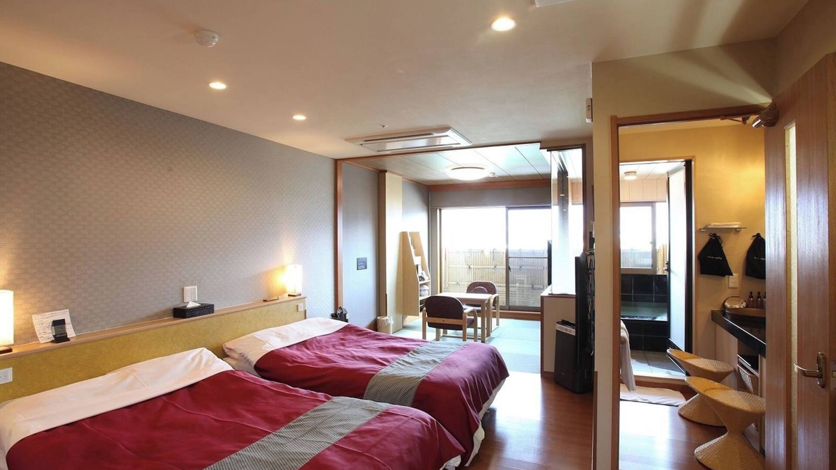 Isawa Onsen Hotel | Shokyakuden room with openair bath JapaneseWe/Fuefuki Yamanashi