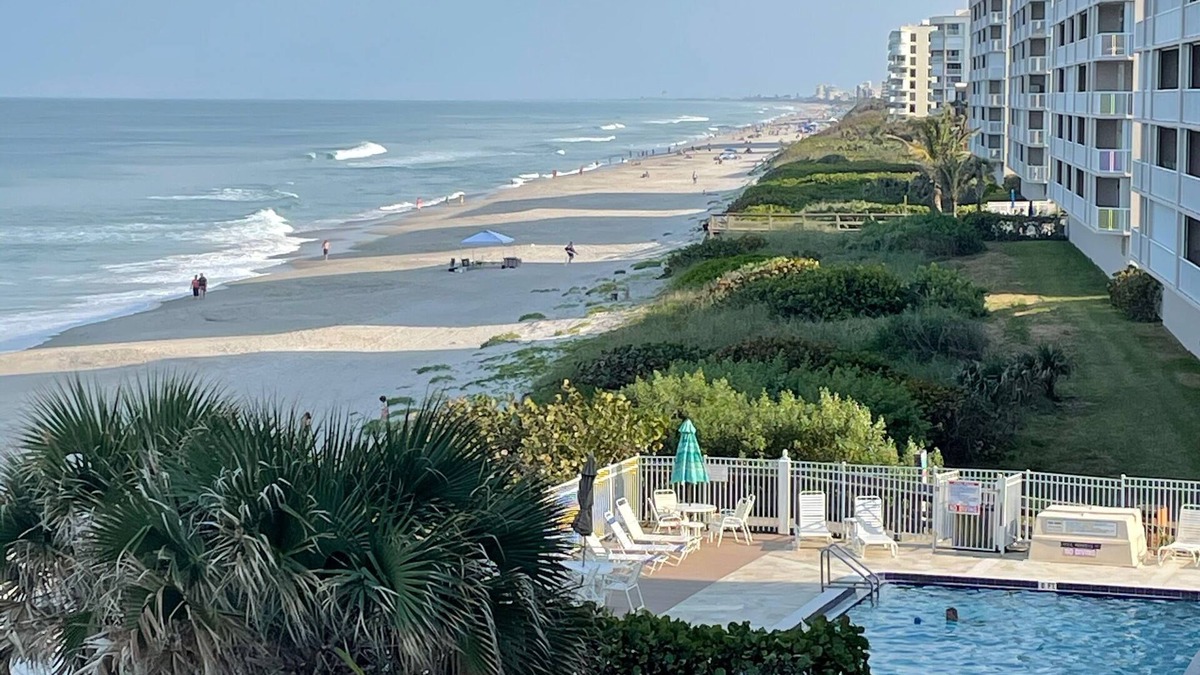 Indian Harbour Beach Condo | Short term rental avail in Aug or stay for a few nights. Ocean front, pool.