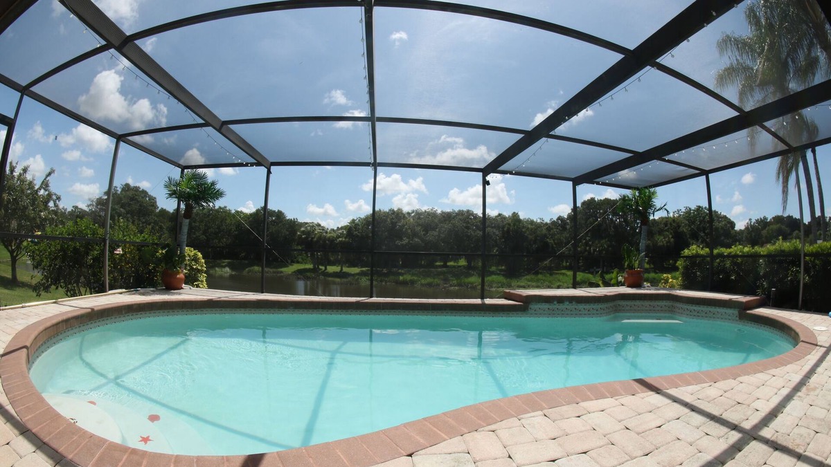 Fruitville House | Siesta Key Serenity: Home with Heated Pool, Pond View Oasis in Heart of Sarasota