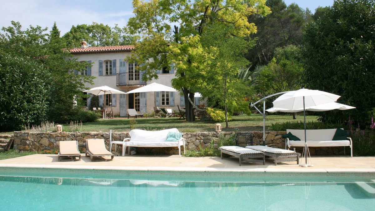 Opio House | Silence, space, large swimming pool, countryside, near Valbonne.