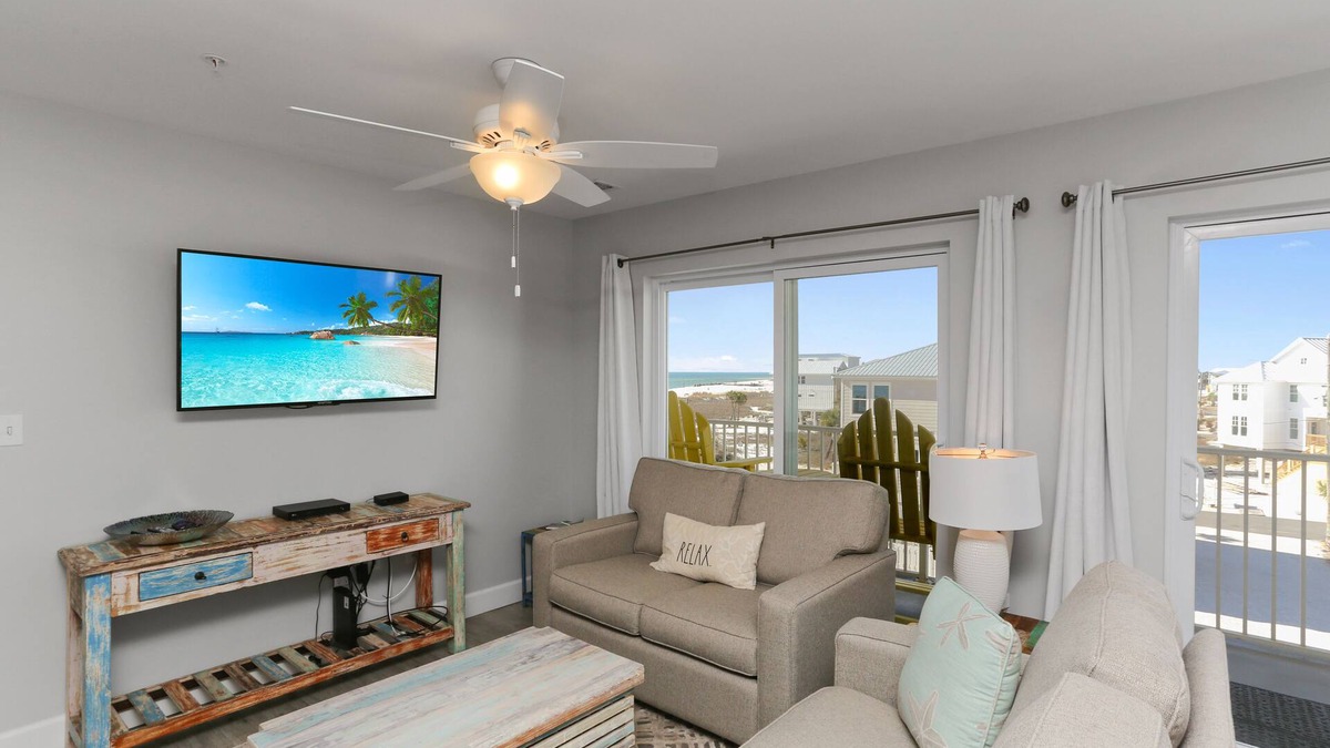 Mexico Beach Condo | Single Level Gulf Front Condo on West End of MXB with Pool ~ Surfside 15