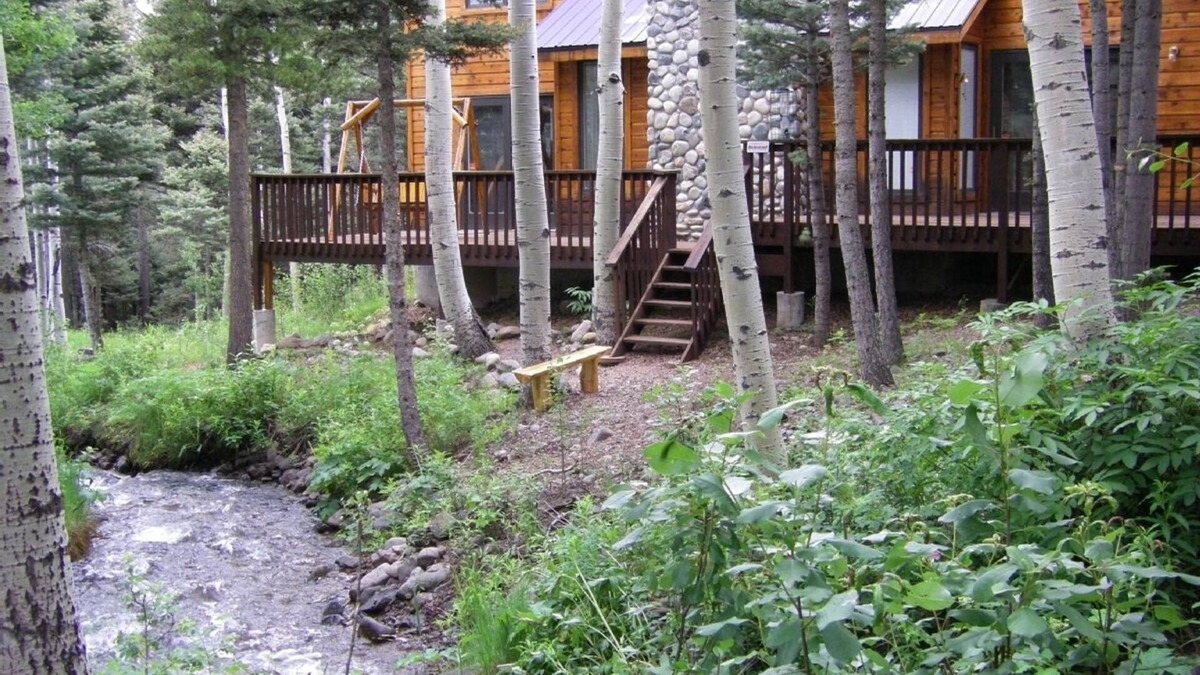 Westcliffe House | Sit on Your Deck in an Alpine Forest & Next to Mountain Stream