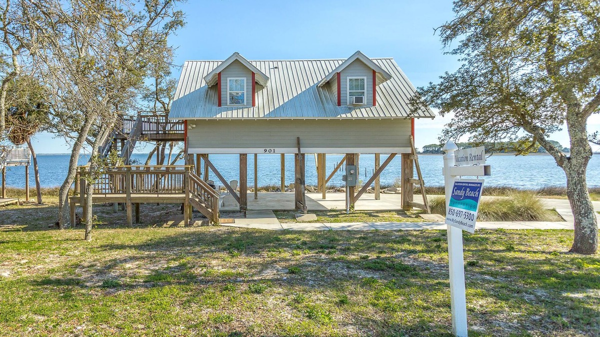 Carrabelle House | Sitting On The Sound is a great place to just sit back and relax.