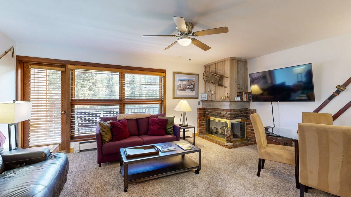 Vail Ski Chalet | Ski-in/out, mountain view w/fireplace, fast WiFi & shared pool/hot tubs/laundry