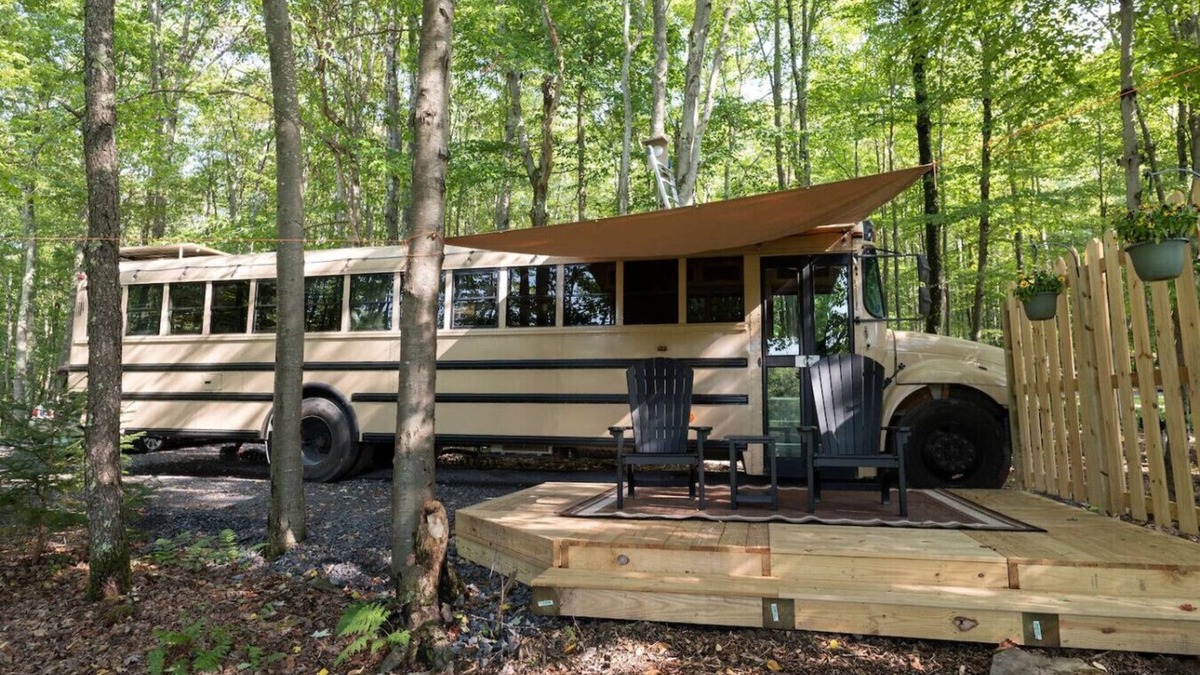 Crellin House | Skoolie Season - A Romantic Bus Escape on a Farm