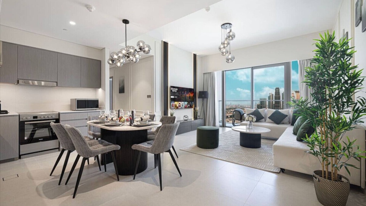 Downtown Dubai Apartment | Sky High 2BR Burj Khalifa View Walk to Dubai Mall