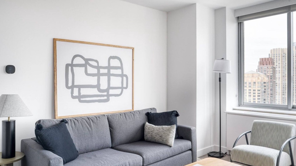 Lincoln Square Apartment | Sleek UWS 2BR w/Gym, Balcony & W/D, nr Central Park, by Blueground