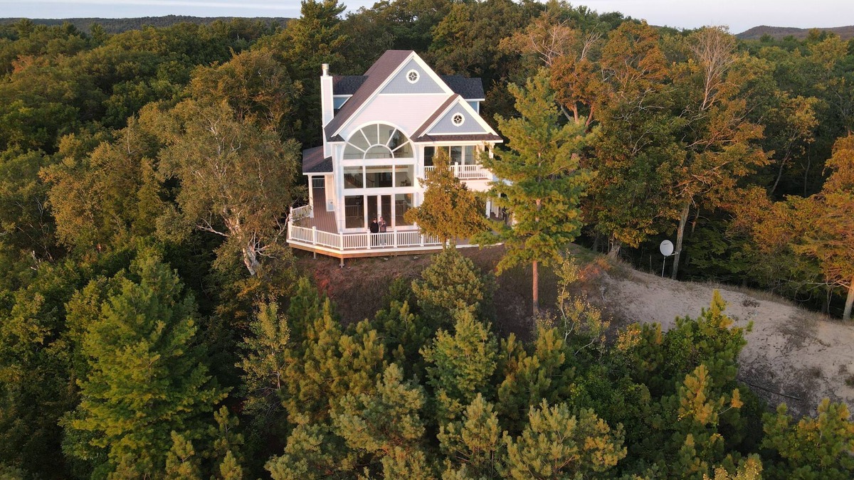 Empire House | Sleeping Bear Spectacular: Private Lake Michigan Lakefront on 30 Acres