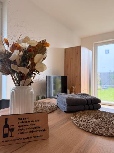 Pasohlavky Apartment | Slunečný apartmán s předzáhradkou Pasohlávky