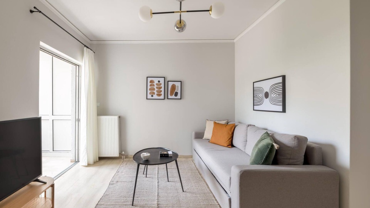 Agia Paraskevi Apartment | Smart Chic 1BR Apartment in Agia Paraskevi