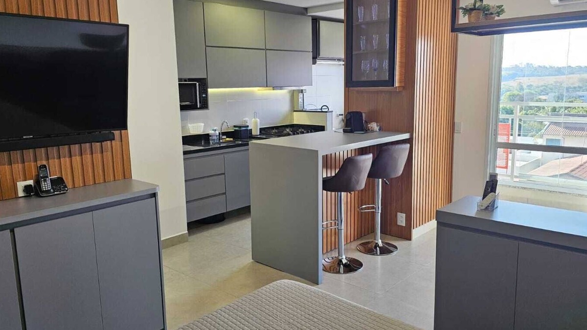 Pirassununga Apartment | Smart Studio in the center - 3 minutes from the bus station!