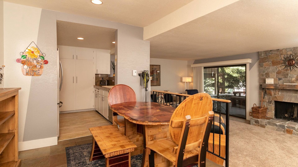 Sun Valley Condo | Snow Creek Condo with 2 Bedrooms, 2 Bathrooms and expanded ground level patio !