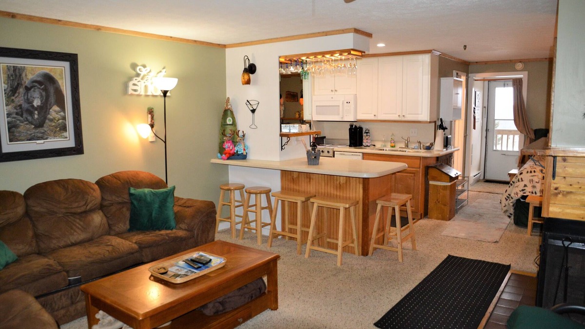Snowshoe Condo | Snowshoe COZY CHALET Mtn Top Condo-Fast WIFI, Gear locker, Balcony, W/D, A/C