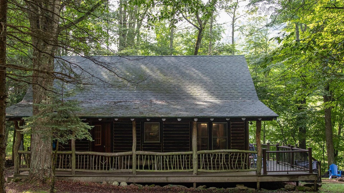 Snowshoe Cabin | Snowshoe Log Cabin - Two Fawns
