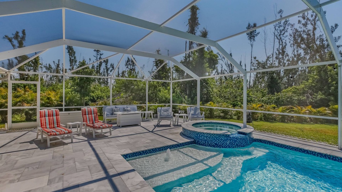Pine Island Center House | Soak up Paradise and Relax in Heated Pool/Spa Home surrounded by Happy Wildlife