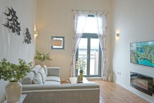 Castle Apartment | Soak up the Light at a Soothing, Stylish Apartment in Swansea Marina