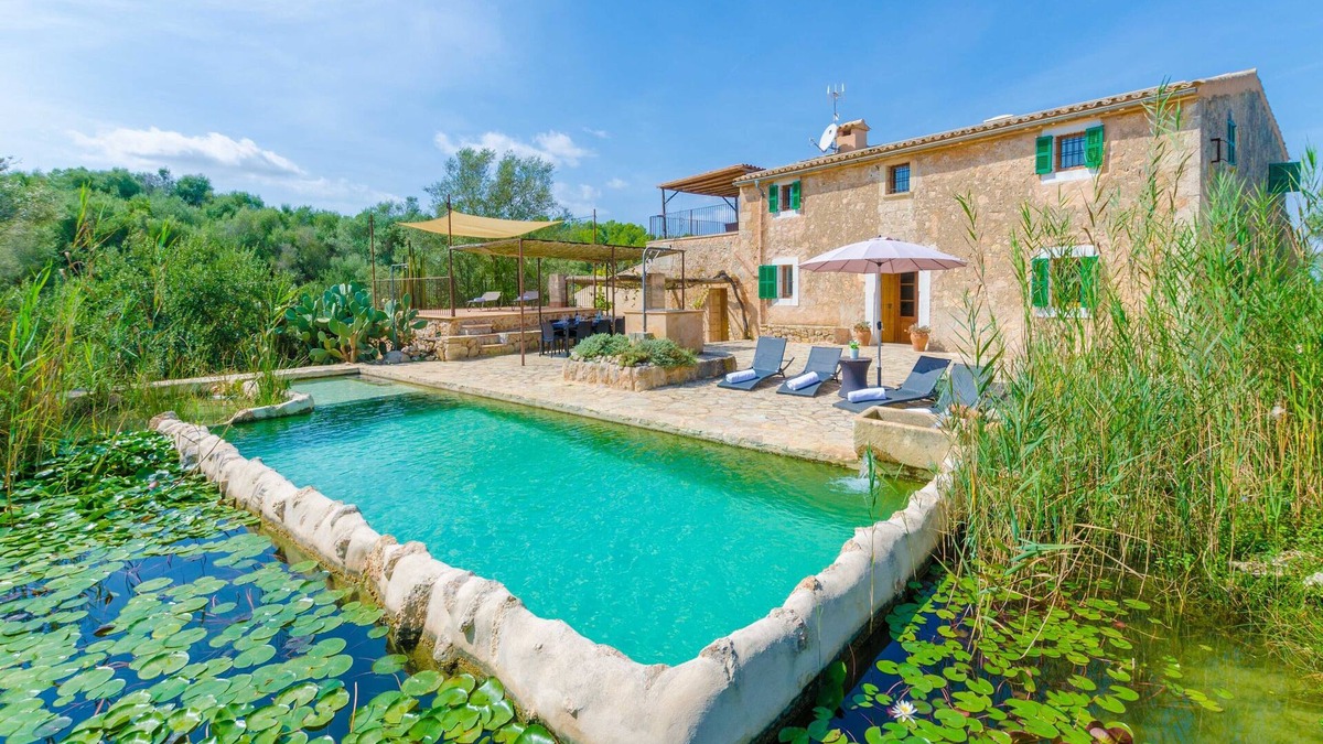Son Macia Villa | SON VELL - Traditional Majorcan villa with natural pool in the quiet of the countryside. F