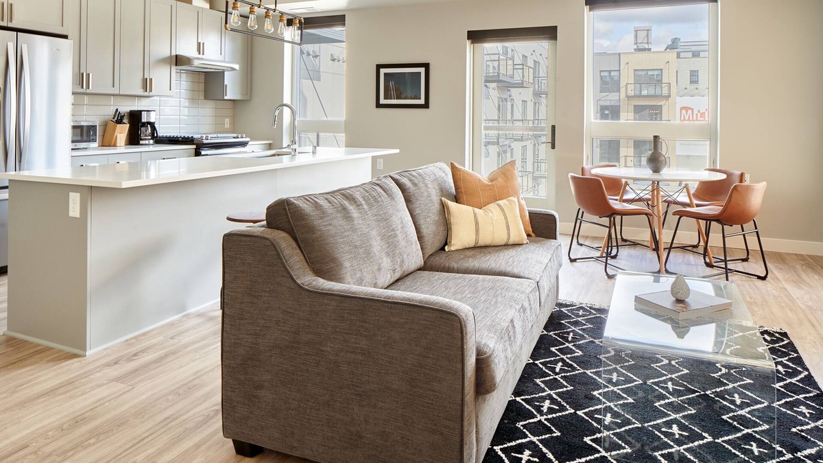 Mill District Apartment | Sonder at Vicinity | Extended Stay Two-Bedroom Apartment w/ Parking