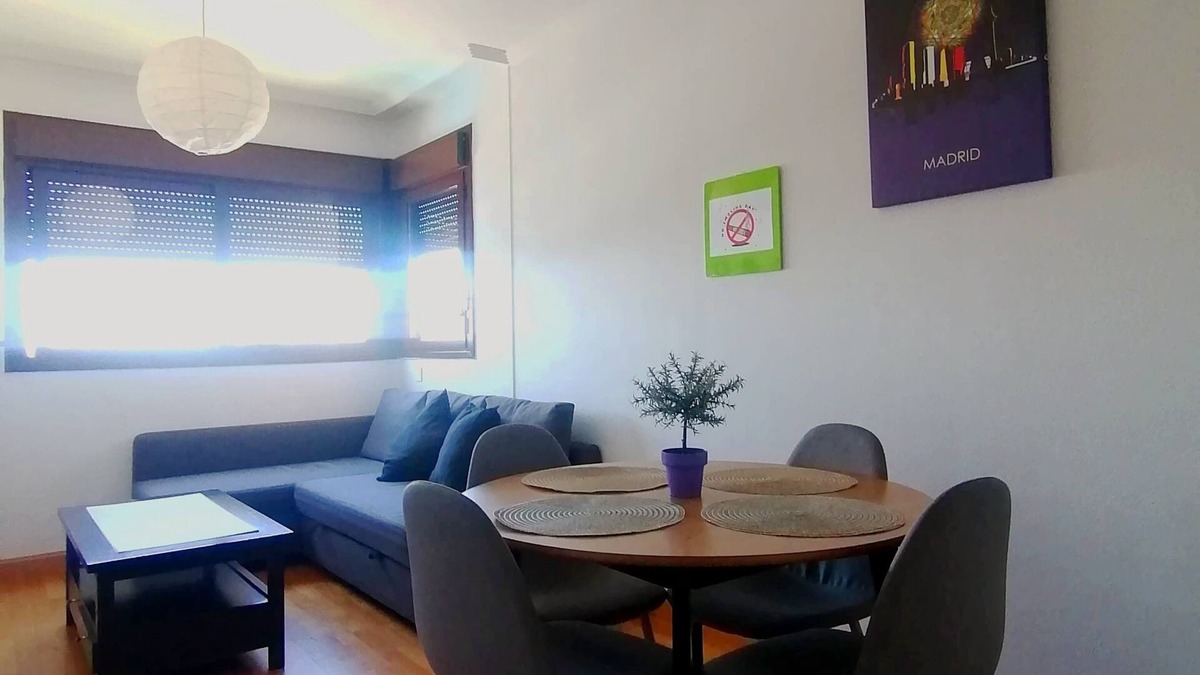 Villa de Vallecas Apartment | Soothing apartment with AC in vibrant Madrid