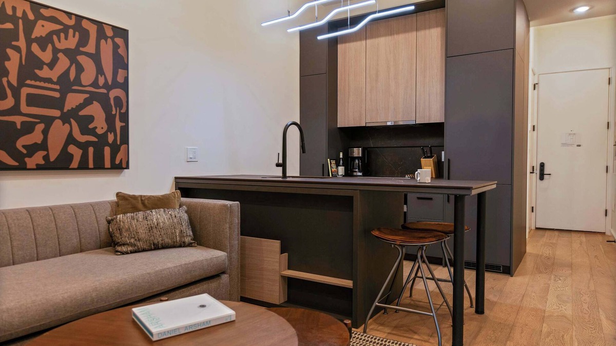 Logan Square Apartment | Sosuite | 1BR Apt w Roof Deck, Gym, Laundry