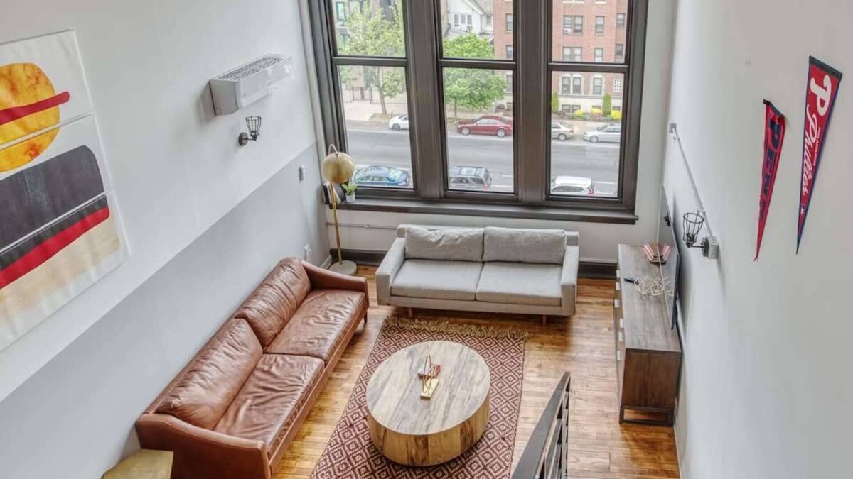 West Philadelphia Apartment | Sosuite | 2BR Loft w W/D, Gym, Lounge