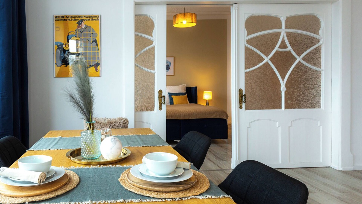 Zwickau Apartment | soulscape Apartments - EDLER sanierter Altbau-Wohnraum, zentrumsnah-gratis Wi-Fi