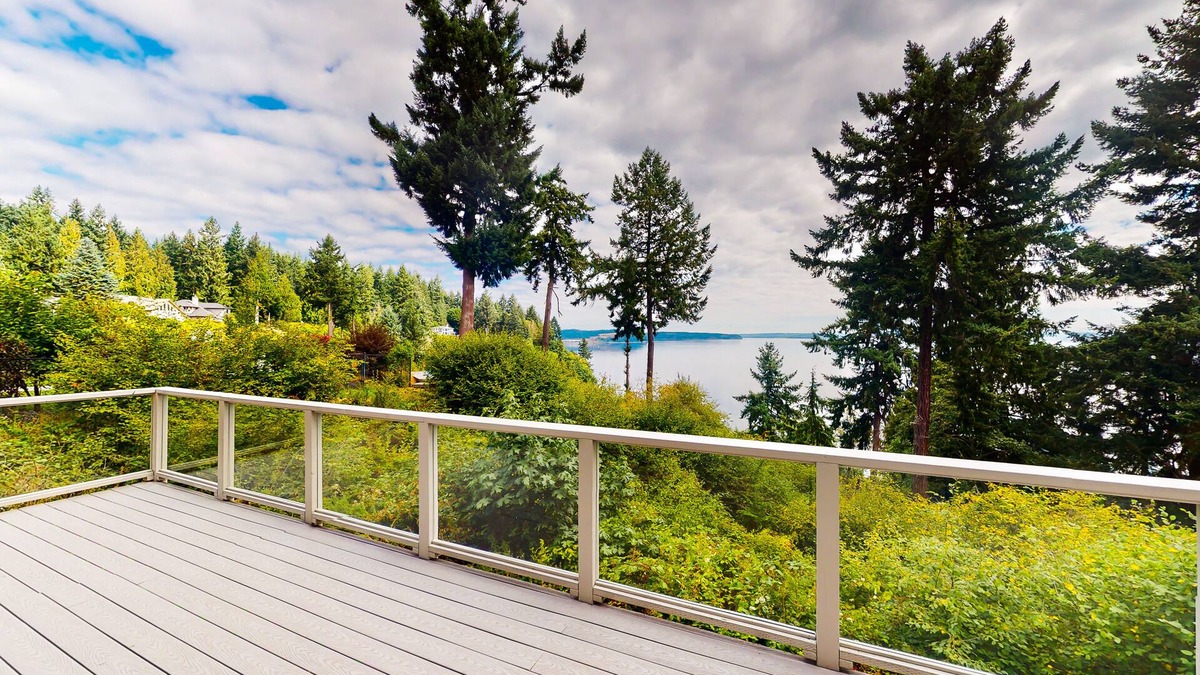 Anderson Island House | Sound view home full of vintage charm with game room, wood stove, & gas grill