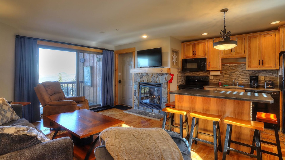 Rangeley Condo | South Branch Condo 21-1 - ground level ski-in/out on Saddleback