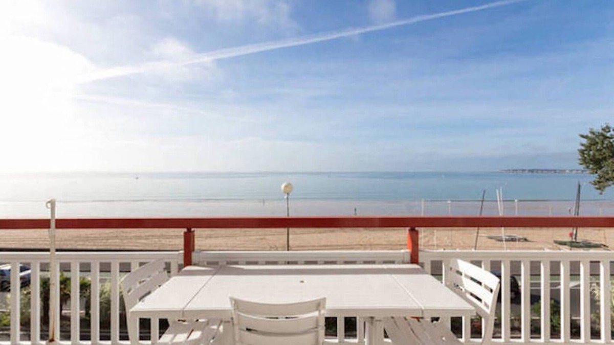 La Baule-Escoublac Apartment | South facing sea on the beach 300 to 1600 € per week, with garage.
