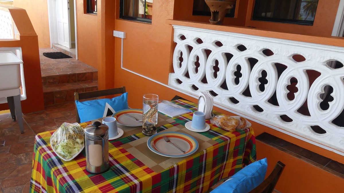Laborie Apartment | Southern Comfort at its best! Family suite overlooking quaint village street.