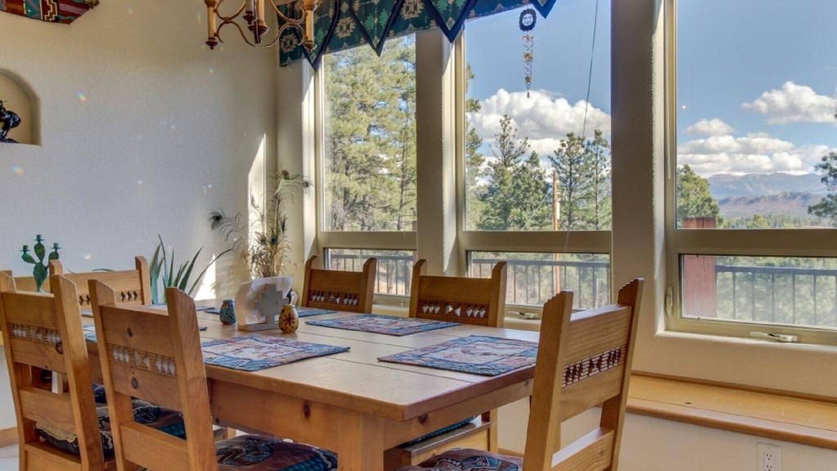 Pagosa Springs House | Southwestern Adobe Style Home with Extraordinary Mountain Views