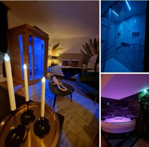 Macon Apartment | Spa-Sauna-Ciel de pluie tropicale-Champagne Nuit Romantique - Escapade Mâconnaise