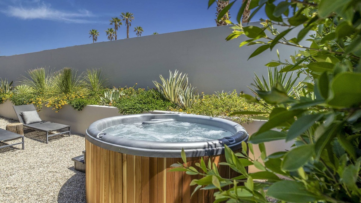 Desert Hot Springs House | Spa-Zone's 'Designer Oasis' with Chill Desert Vibe