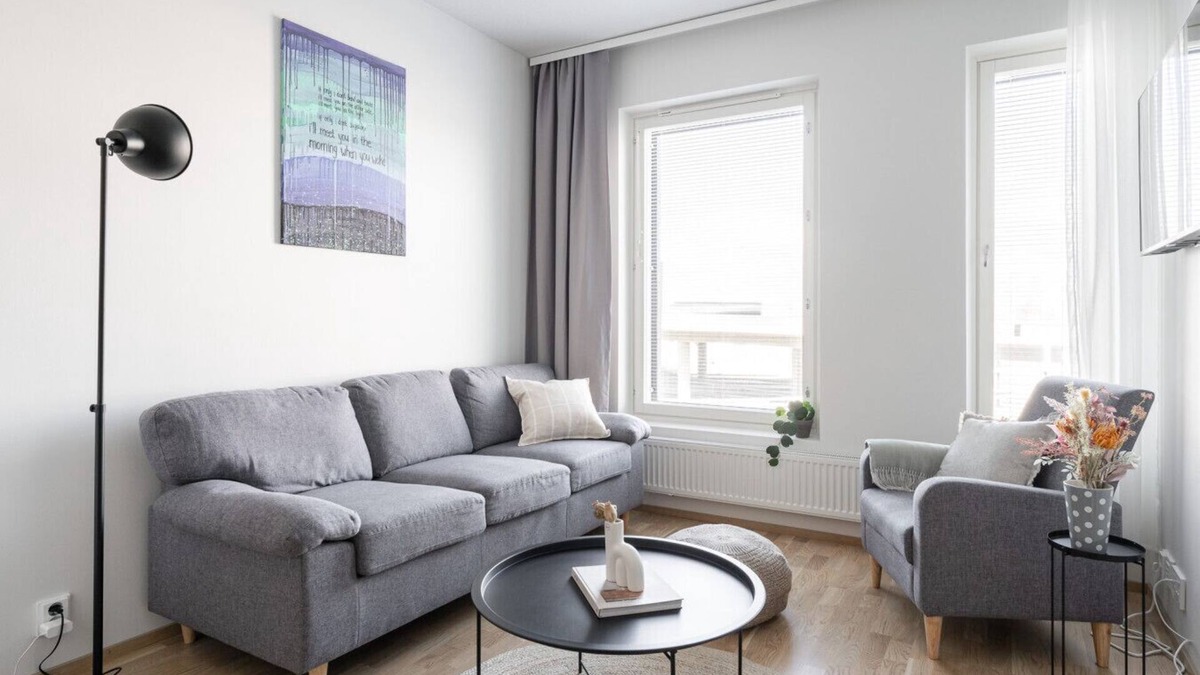 Tampere Apartment | Spacious 1BR Apartment with Sauna along the Tram Route