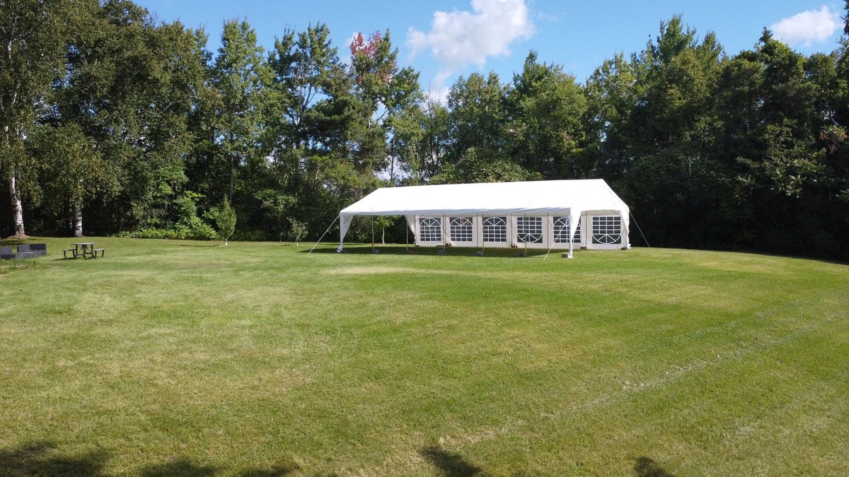 Durham Region RV Rental | Spacious 20’x40’ Party Tent on 22-Acre Hilltop—Perfect for Events & Gatherings