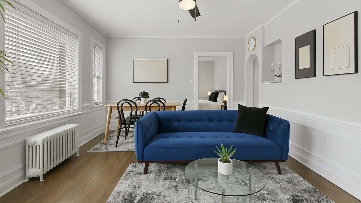 Skokie Apartment | Spacious 2BR Close to it All - Chic Apt in Skokie