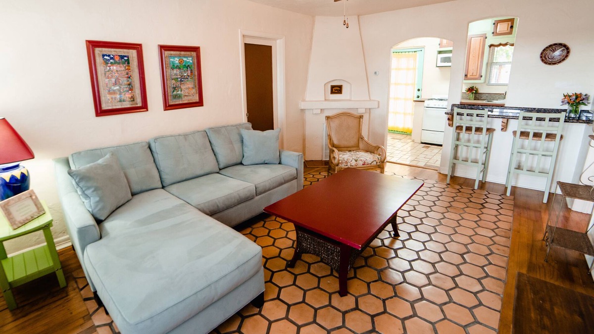 Port Isabel Apartment | Spacious 2BR Historic Retreat - Poolside Unit in Port Isabel near South Padre