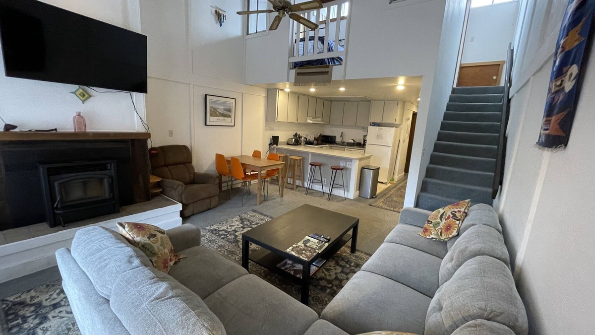 Bear Valley Condo | Spacious 3 bedroom Condo with Fireplace: Skiing, Biking, Mountains