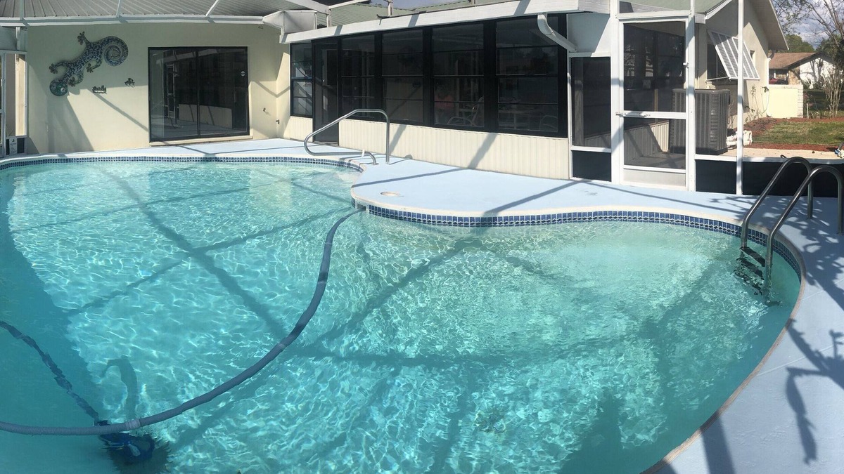 Indian Waters House | Spacious 3 BR 2 Bath House On Deep Canal With Screened Heated Pool